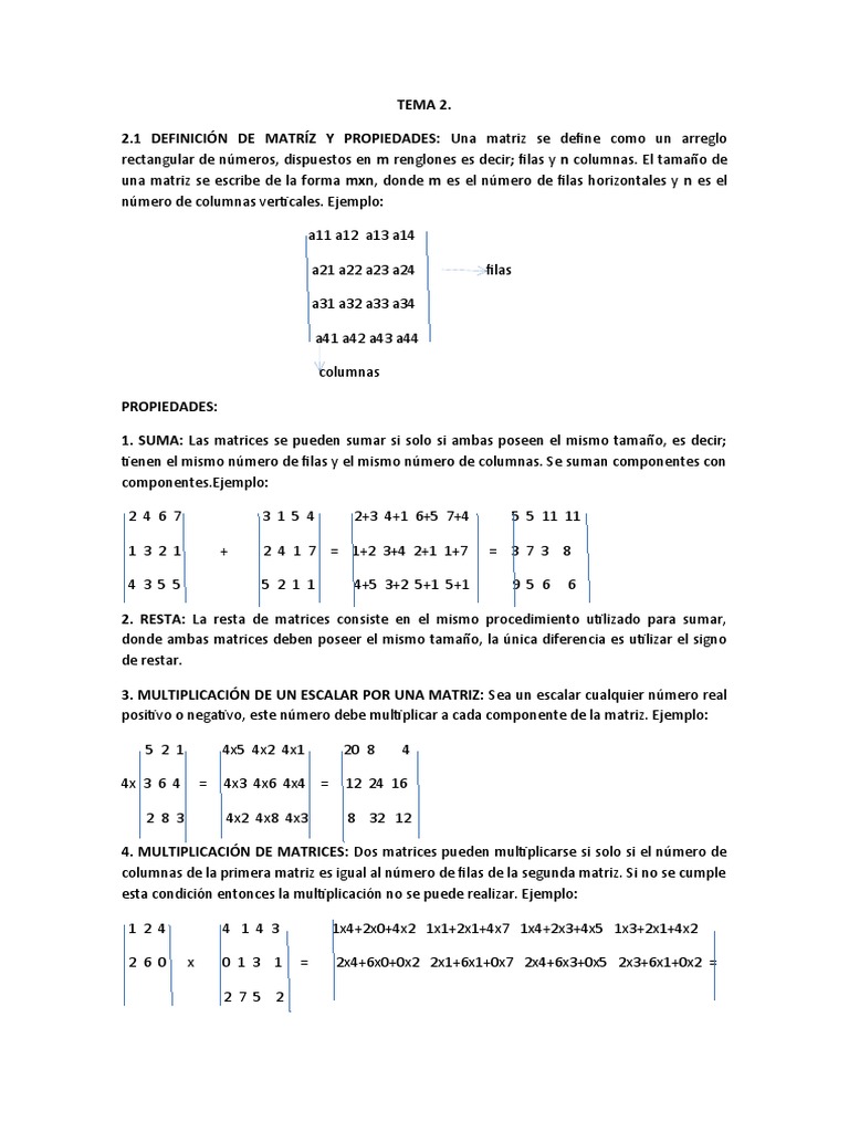 Determinantes y Regla de Cramer. | PDF | Determinante | Matriz ...