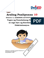 Final Ap10 q3 Las3 Tugon NG Pamahalaan at Mamamayan Sa Pilipinas Sa Mga Isyu NG Karahasan at Diskriminasyon Gale