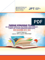 Buku Panduan Kemasukan Pelajar 2019&2020