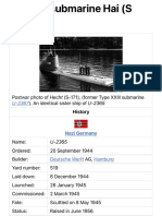 German Submarine Hai (S 170) - Wikipedia