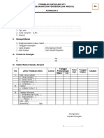 Contoh Formulir Surveilans