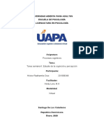 Tarea Semana II - Estudio de La Cognición y Percepción