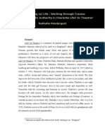 Natalie B. Pendergast - (Re) Inventing (A) Life: Working Through Trauma by Regaining Artistic Authority in Charlotte's Life? or Theatre?