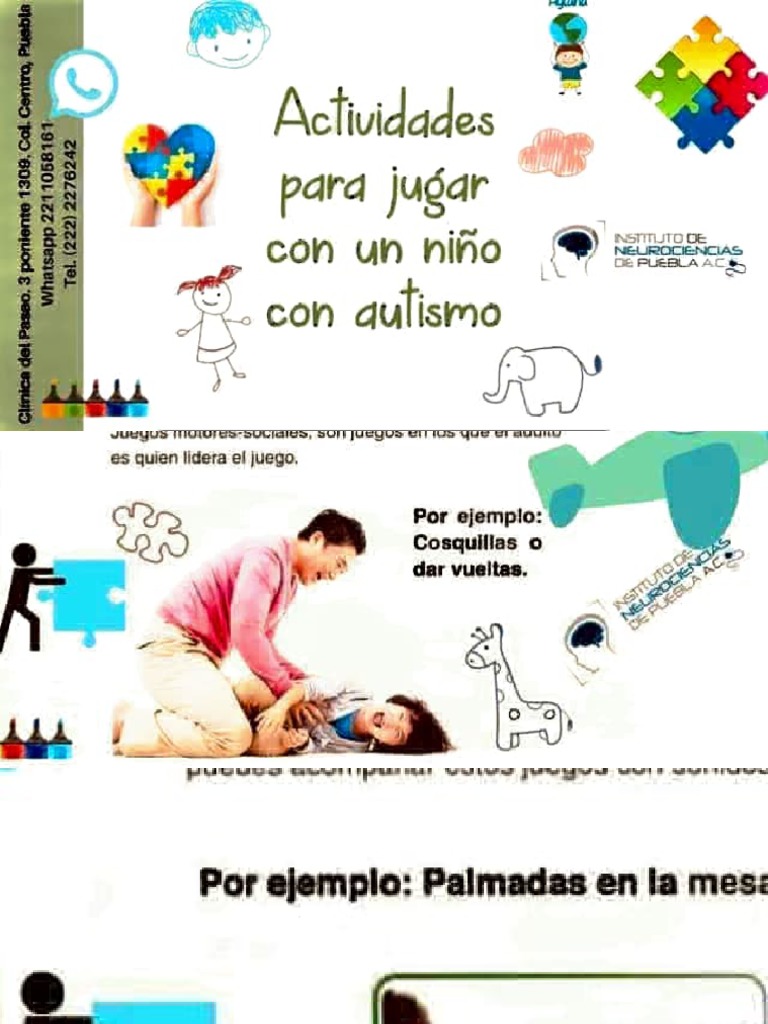 Actividades para Jugar Con Un Niño Con Autismo | PDF