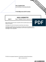 0620 Chemistry: MARK SCHEME For The May/June 2015 Series