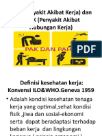 KD.8. Menganalisa Kesehatan Kerja .PAK (Penyakit Akibat Kerja) Dan PAHK