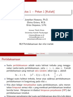 Handout Kalkulus 1 TK Pekan 1 - Kuliah - Materi