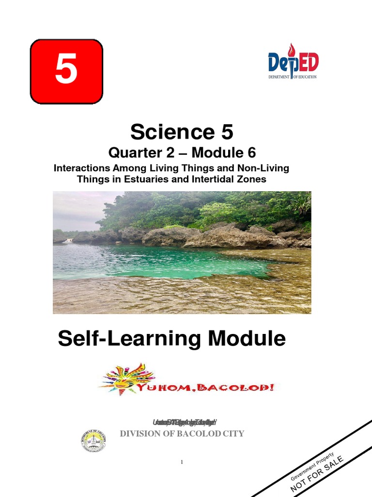 Grade 5 SLM Q2 Module 6 Interactions Among Living Things and Non Living ...