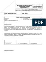 006-Autorizacion de Descuento-Summar Procesos Rosana