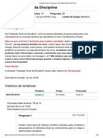 avaliação de metodologia cientifica nota 10