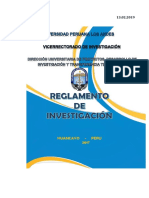 Reglamento de Investigación Upla