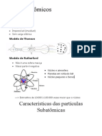 Modelos Atômicos