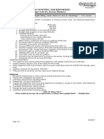 Acc 1 - Financial Accounting and Reporting DRILL NO. 7 - Accounting Cycle of A Service Business