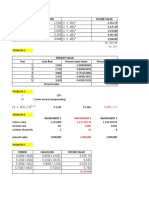 Period Cash Flow Future Value: Investment 2