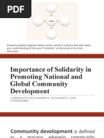 Lesson 6 Importance of Solidarity