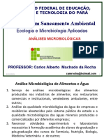 Análises Microbiológicas