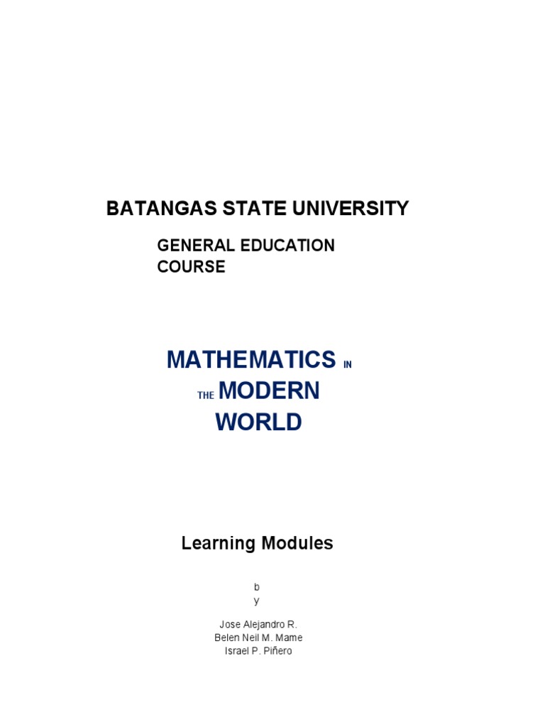 GED 102 MATHEMATICS IN THE MODERN WORLD MODULE PDF visual data 5