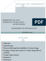 Ocular Drug Delivery and Permeablity