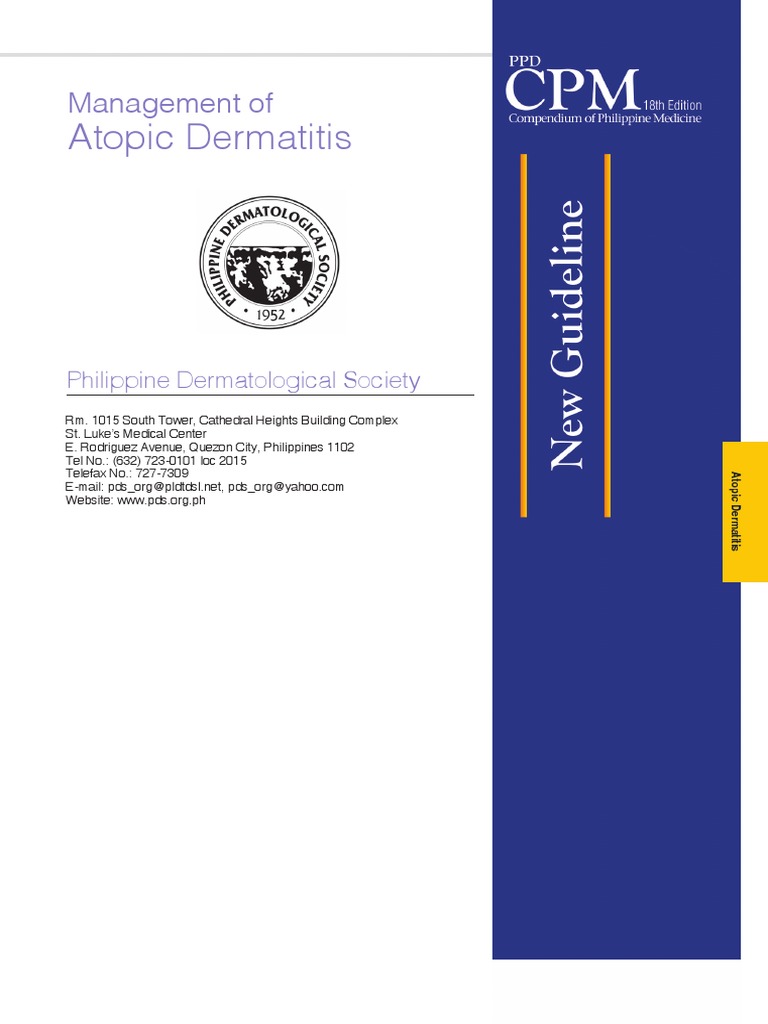 Atopic Dermatitis Management Guide | PDF | Dermatitis | Topical Medication