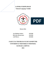 Laporan Natural Language Toolkit - Alya, Diky, & Ardi - Temu Kembali Informasi - IFGabExt