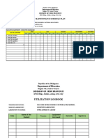 Maintennance Schedule Plan: Department of Education Division of Cebu Province