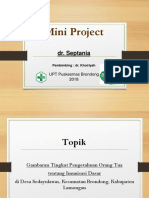 PRESENTASI Miniproject Dr. Septania Gunawan