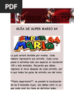 Guía Completa de Super Mario 64 | PDF | Mario | Naturaleza