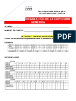 Regulación genética biología molecular