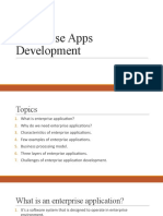 Enterprise Apps Development