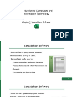 Introduction To Computers and Information Technology: Chapter 7: Spreadsheet Software