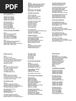 Bautista Couple Song Line Up