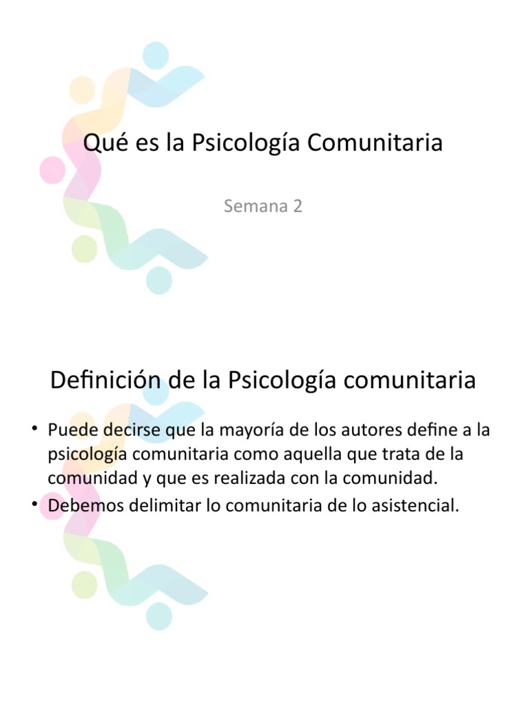 QUE ES PSICOLOGIA COMUNITARIA visual data 5