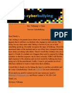 Newsletter Cyberbullying