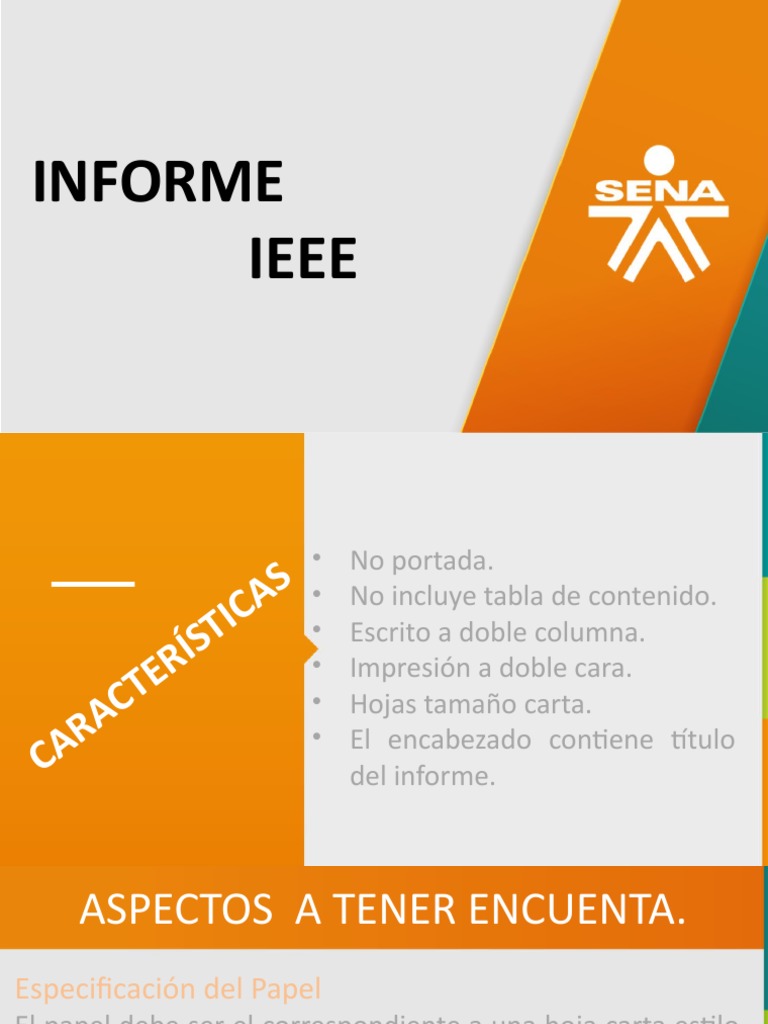 Guía de Formato para Informes IEEE | PDF