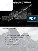 Penetapan Kawasan Bentang Alam Karst Oleh Arief A. Hakim