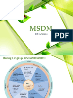 MSDM - P7 - Job Analisis