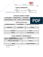 Planilla Unica para El Registro de La Voceria Del MBF 2018-2019