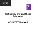 Technology and Livelihood Education COOKERY Module 2