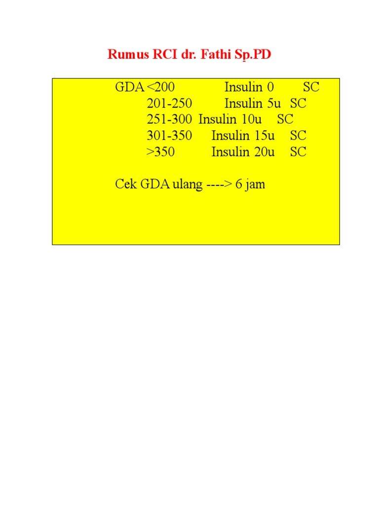 Rumus RCI | PDF