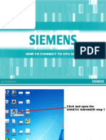 How to connect to Siemens CPU and view module information