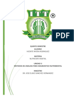 Metodos de Analisis para Diagnostico Nutrimental