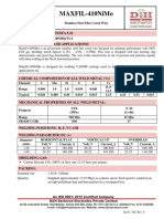 Maxfil-410Nimo: Codification: Aws/Sfa 5.22 E410Nimot1-1 Characteristics and Applications