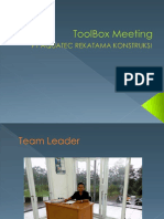 ToolBox Meeting