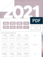 2021 Digital Planner (Mauve)