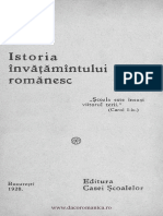 N Iorga Istoria Invatamantului Romanesc