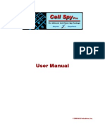 Cell Spy Pro - User Manual