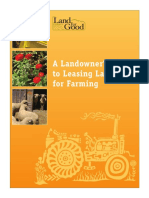 A Landowner's Guide To Leasing Land For Farming
