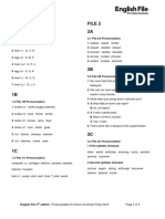 File 1 1A File 2 2A: Workbook Audioscript