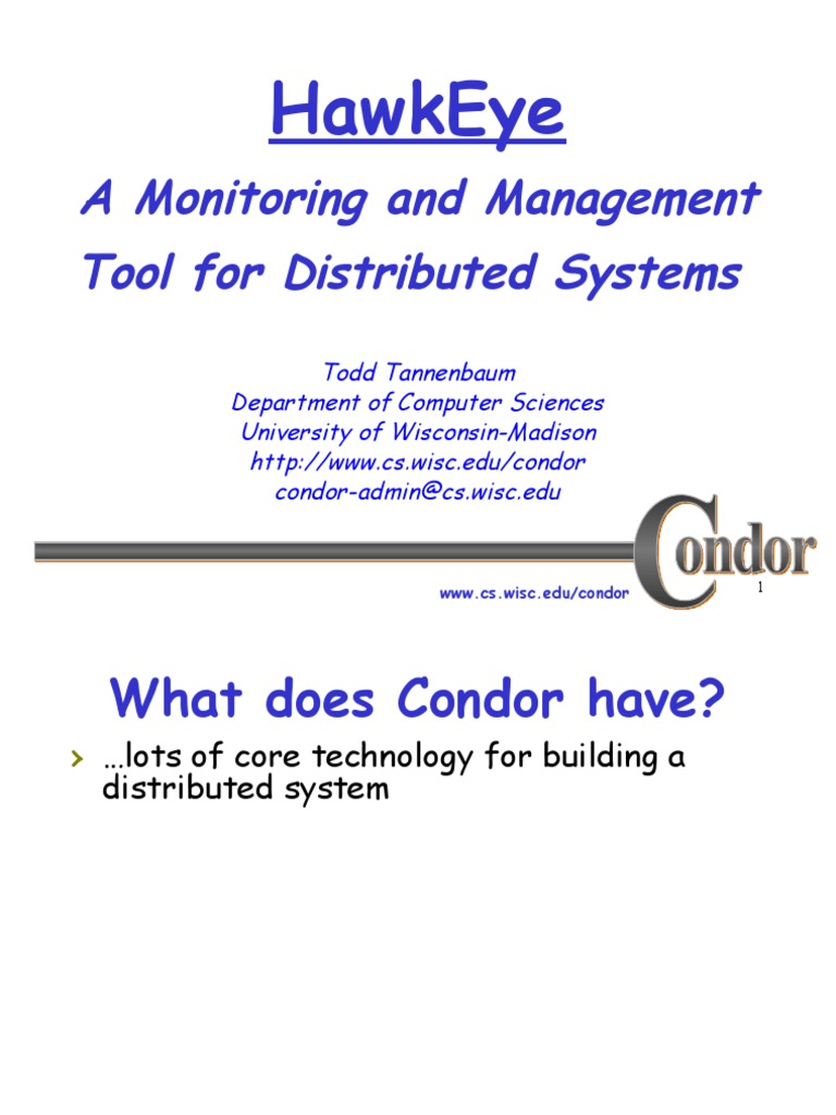 HawkEye: Distributed System Monitoring Tool | PDF | Command Line ...