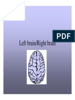 Right - Left Brain